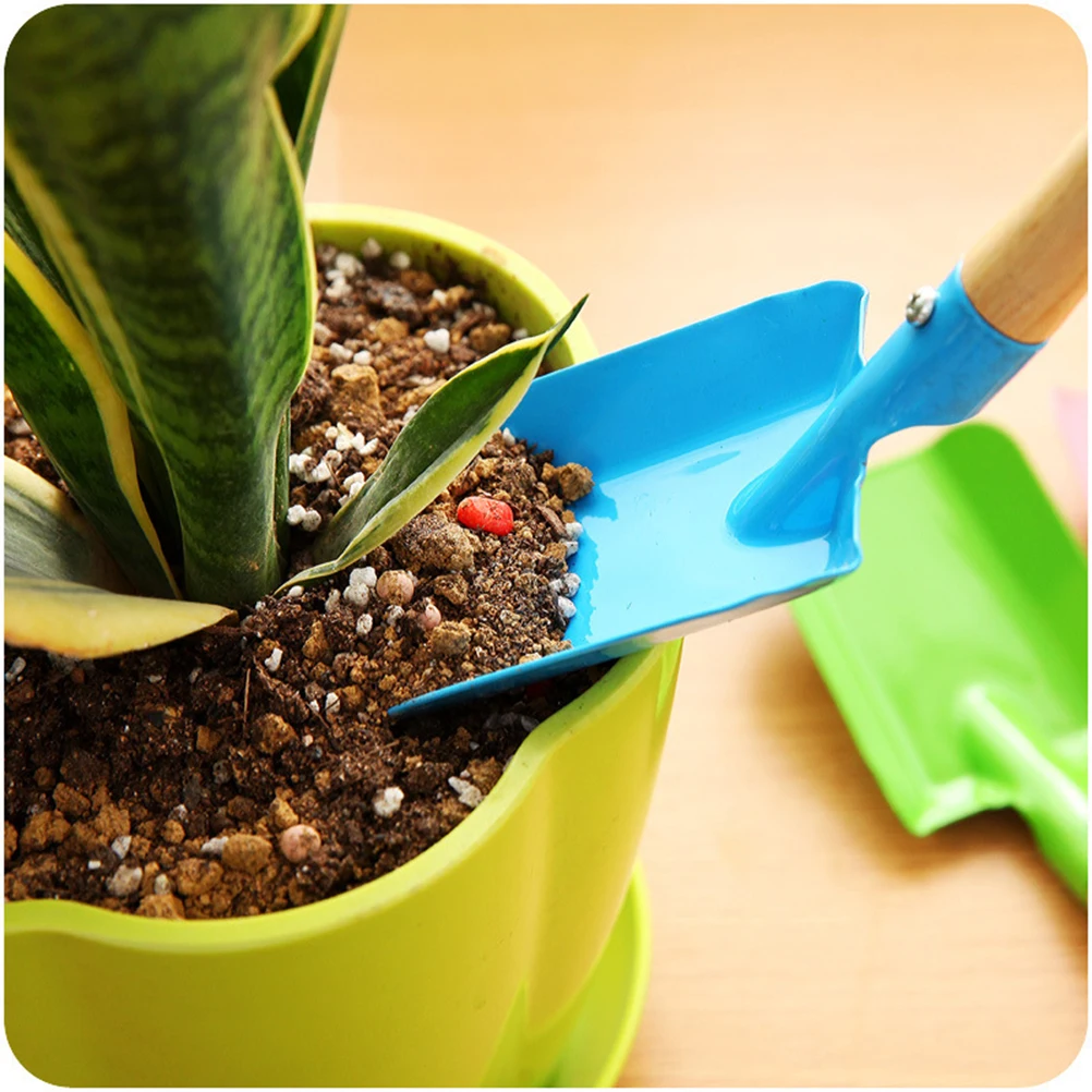 

2pcs Garden Shovel Small Bonsai Soil Scoop Tool Transplant Dig Iron Multi Purpose Durable Premium For Kids Adults Use