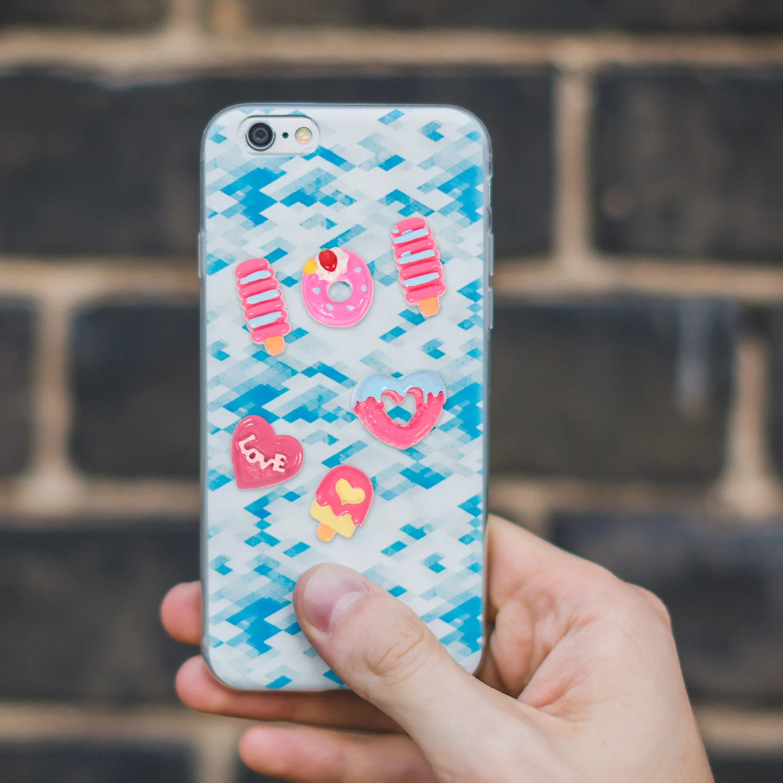 

30pcs Mini Food Ornament Phone Cover Accessories Kawaii Nail Charms Diy Craft Decoration Creative Resin Adornment Micro