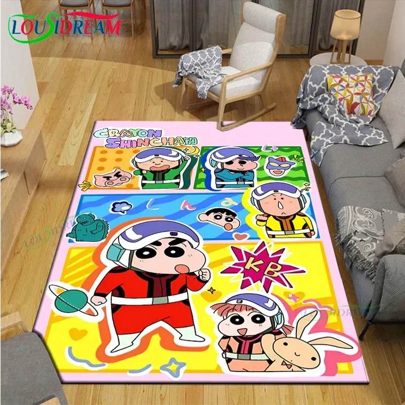 Alfombra con estampado 3D de crayón caliente Shin-chan, alfombra para exteriores, alfombra antideslizante, decoración de dormitorio, alfombra para niños, regalo de cumpleaños de lujo