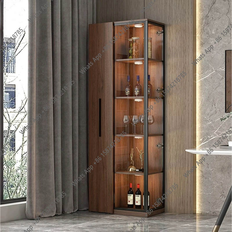 

s Creative Popular Wine Cabinet Display Living Room Retro Storage Wine Cabinet Small Corner Bar Furniture Drankenkast XY50JG