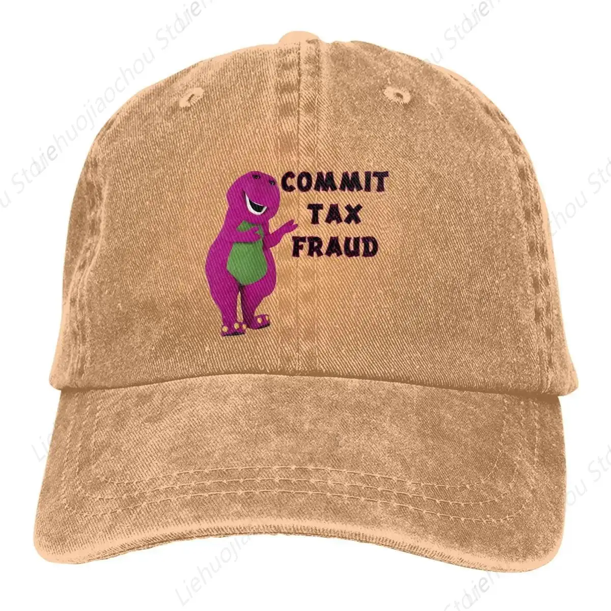 Pure Color Dad Hats Commit Tax Fraud Women's Hat Sun Visor Baseball Caps Animal Peaked Cap