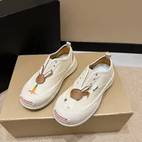 LeFu Shoes Women's Spring Summer 2023 New Shallow White Casual Fashion Shoes One Step Slippers Canvas Women's Footwear