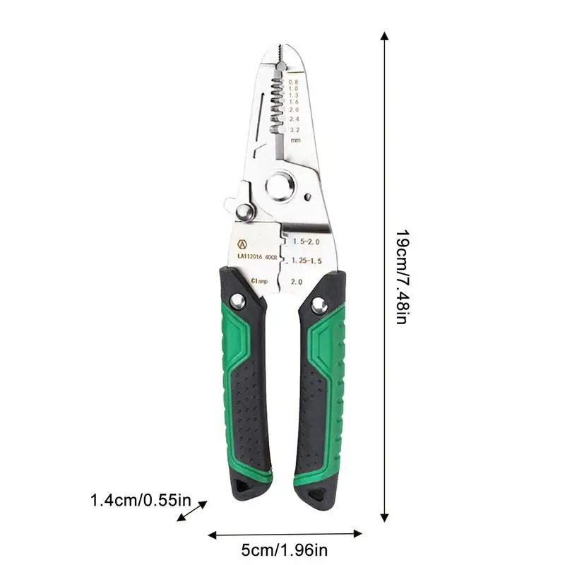 Ferramentas de descascador de fio multiferramenta alicate crimper cortador de cabo multifuncional ferramenta de descascamento alicate de friso ferramenta chave