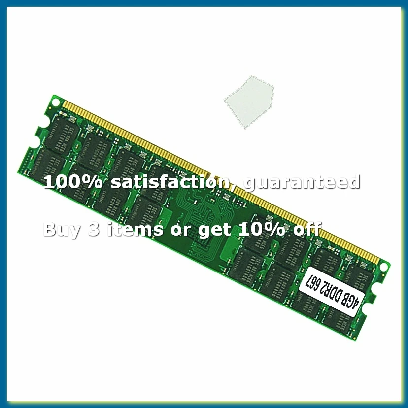 DDR2 4GB Large Capacity Memory RAM 240PIN PC2-5300 667MHz High Frequency Module for Desktop Computer