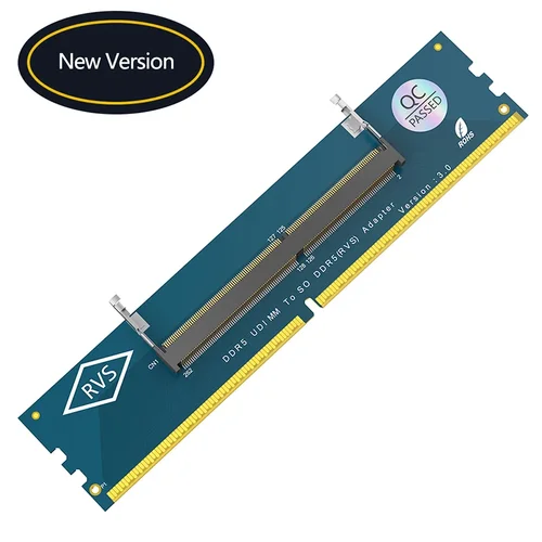 Convertidor de probador de memoria SO DDR5 a DDR5 U-DIMM portátil DDR5 memoria SO-DIMM a PC de escritorio adaptador de expansión de tarjeta elevadora DIMM para PC