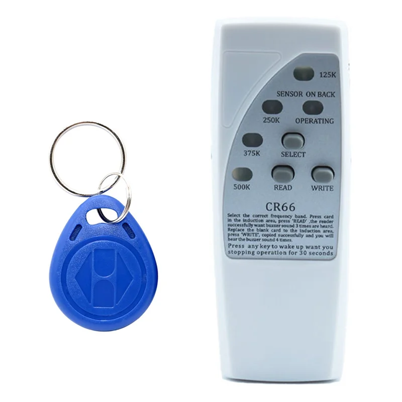 

-[A51I Digital]RFID Smart Chip Reader Writer+5200 Keychain 125Khz ID Copier Duplicator ID Tags Programmer For EM4305 T5577