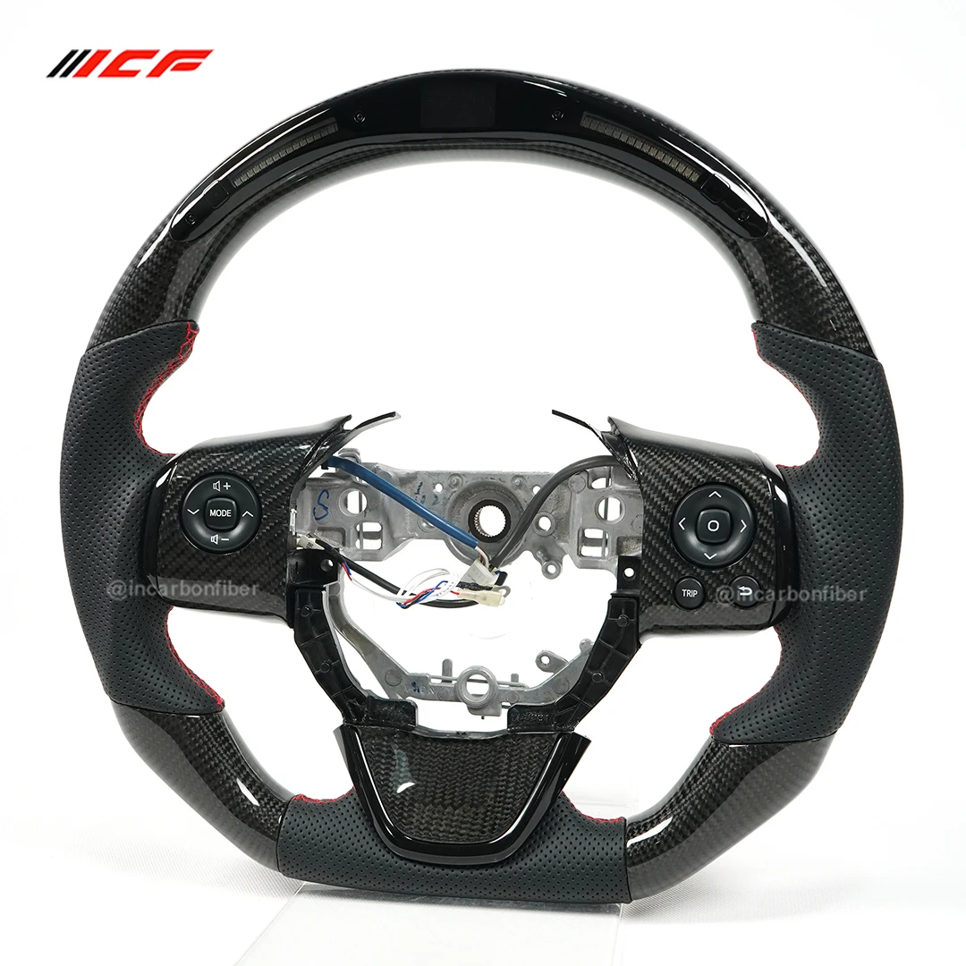 ICF Real Carbon Fiber Steering Wheel For Toyota Zales In Stock