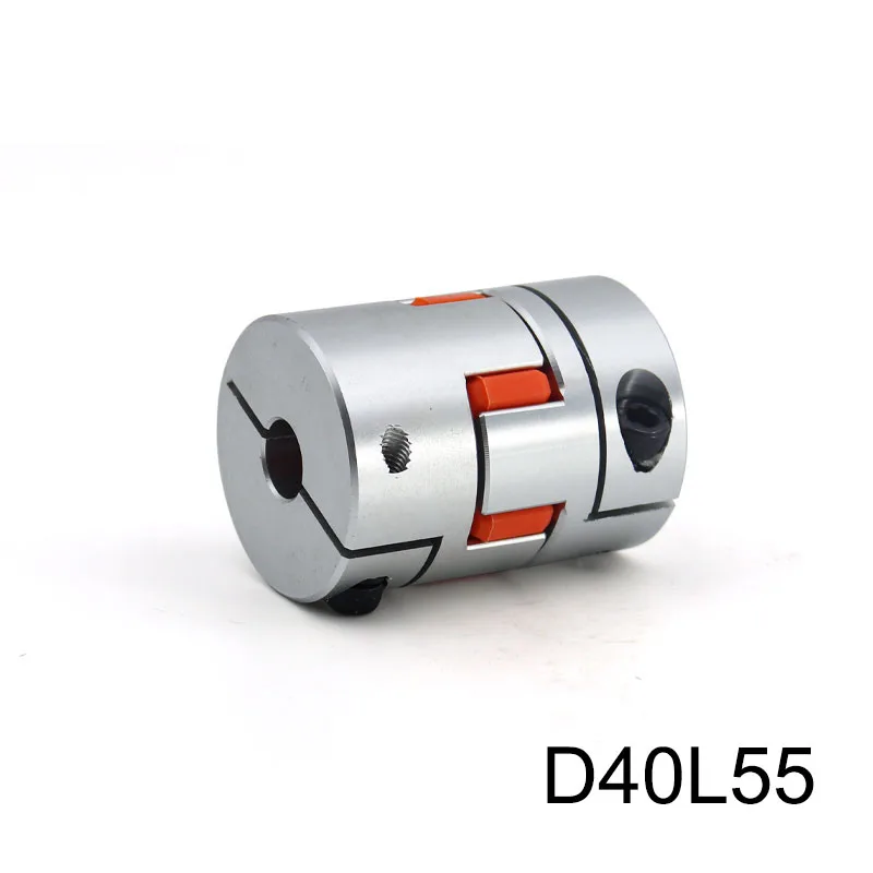 Stepper Motor Shaft Coupler D40L55 10/12/14/15/16/17 Flexible Jaw Spider Plum Coupling Shaft Coupler Flexible