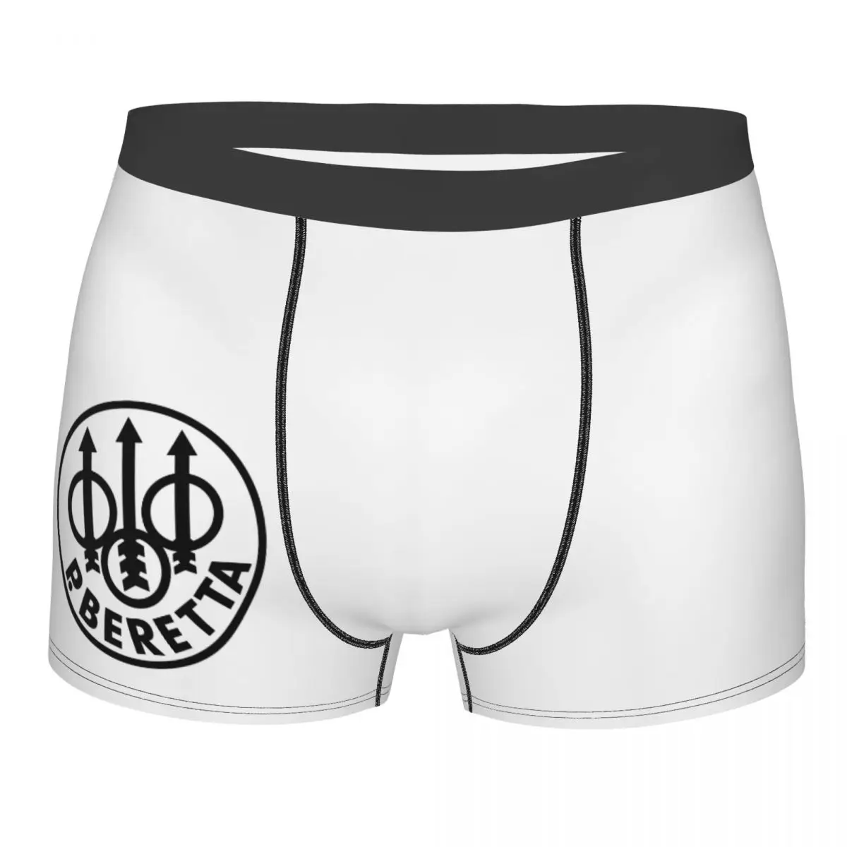 

Модные боксеры с логотипом в стиле милитари на заказ, мужские трусы, дышащие трусы, нижнее белье