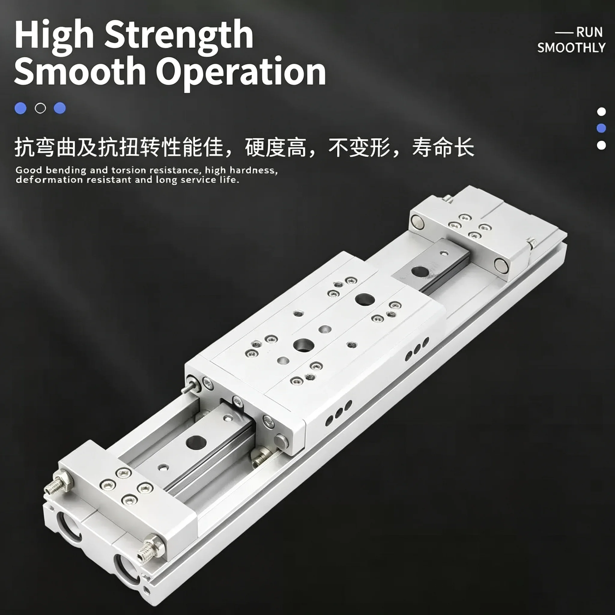 Slide table cylinder MXW8/12/16/20/25‑50‑75‑100‑125‑175‑200‑25075B cylinder