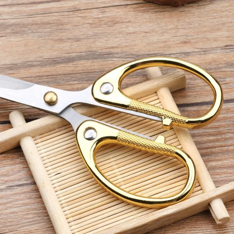 Tijeras de oficina, tijeras de papel de aleación de zinc de acero inoxidable, tijeras de mano para niños y estudiantes, tijeras de papelería