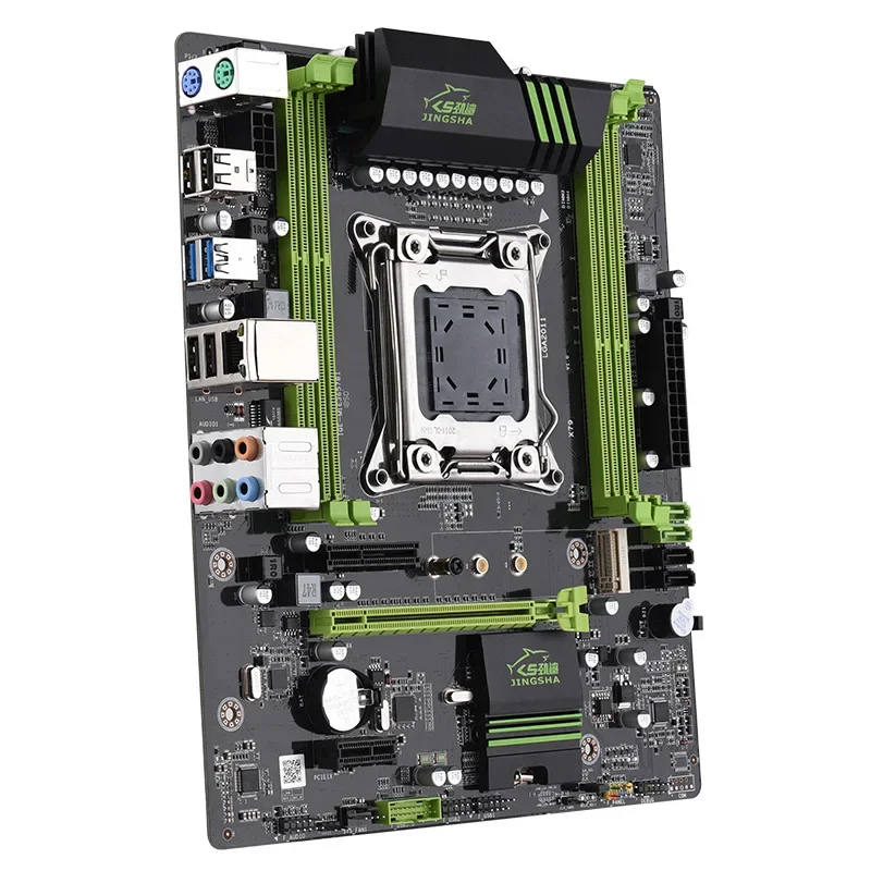 Placa base X79 lga2011 kit xeon e5 2696 v2 procesador 64GB(4*16GB) 1600MHz memoria ddr3 X79 placa mae combo de cuatro canales Nvme m.2
