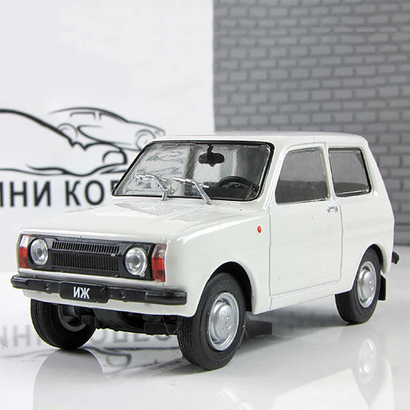 

1:43 IZH IZH14 легкосплавный автомобиль, литье под давлением и игрушечный транспорт, модель автомобиля, миниатюрная масштабная модель автомобиля для детей