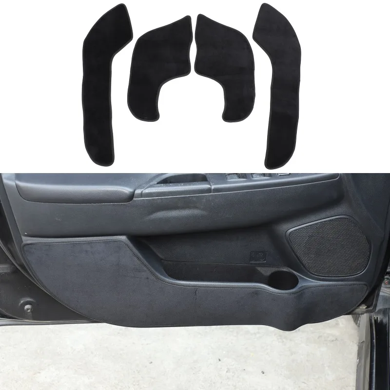 Velour Door Dirt-proof mat Sill Protectors Door Kick Pads For Mitsubishi ASX2011-2018/ Eclipse 2006-2011 Car Interior Accessorie