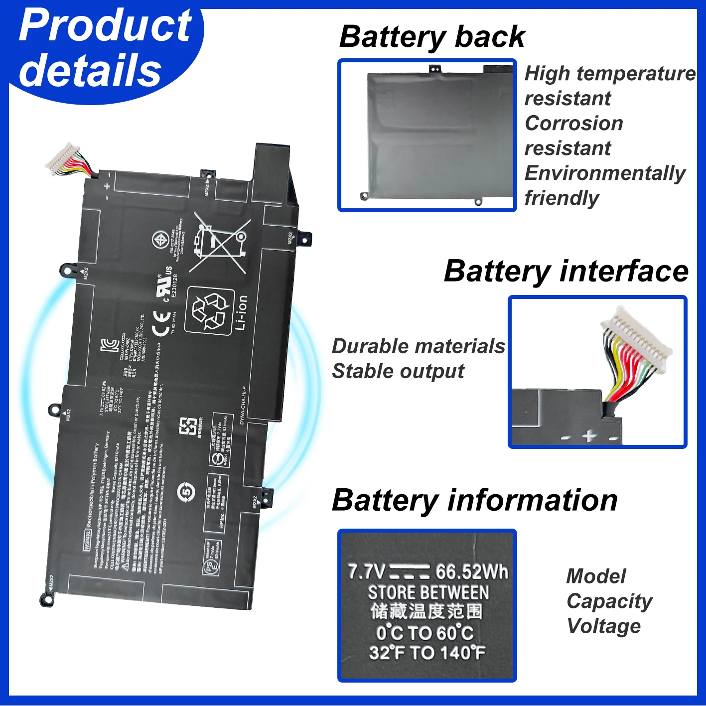WS04XL Laptop Battery For HP Spectre X360 14-EA000 14T-EA000 14-EA0510la 14-EA0007NA 14-ea0378ng L97352-2D1 L97357-005 WS04066XL