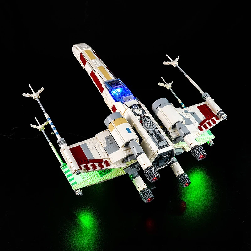 Zestaw oświetlenia LED DIY do LEGO 75355 X-wing Starfighter (tylko oświetlenie LED, bez modelu klocków)