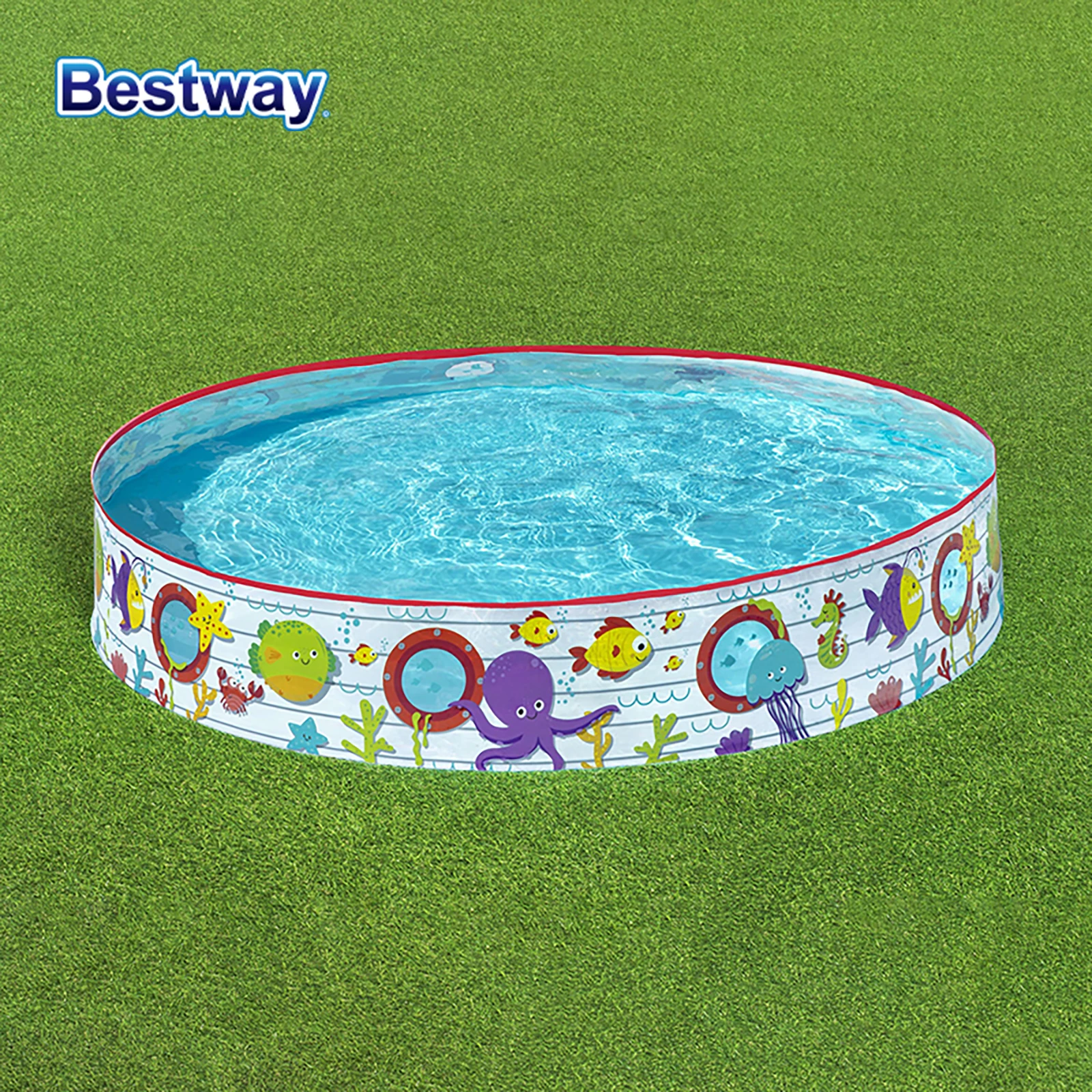 Bestway 55029 60*10in/152cm*25cm Backyard Swimming Pools, Portable Tubs, Fun-Filled Play Pools Tubs, Play Pools, Inflatable Pool