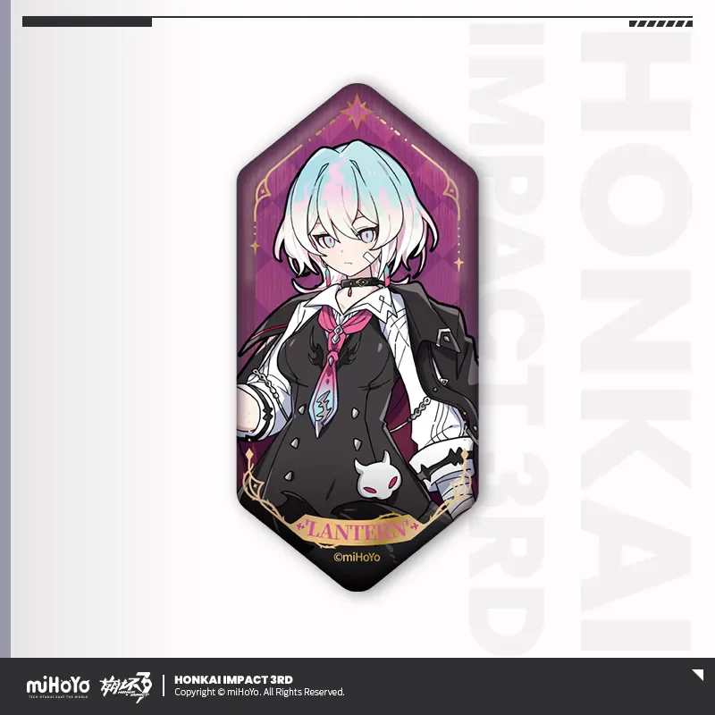 Honkai Impact 3rd II Official Merch miHoYo Original Authentic QS Theme Series Badge Thelema Lantern Baiji Songque Prezenty urodzinowe