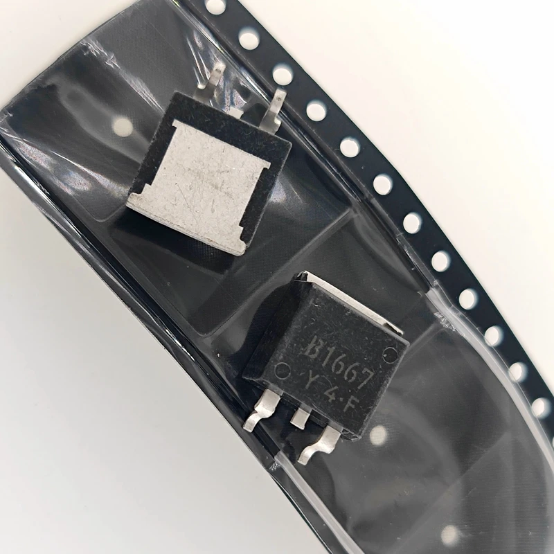 Lot de 10 puces de triode B1667 2SB1667 TO-263, 50 pièces/lot