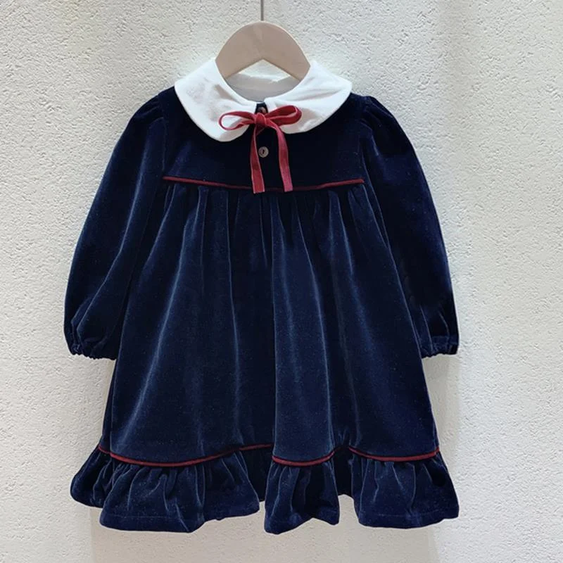 

Girl Dress Kids Skirts Spring Summer Cotton 2022 Velvet Flower Girl Dress Party Evening Gown Beach Outdoor Children Clothing