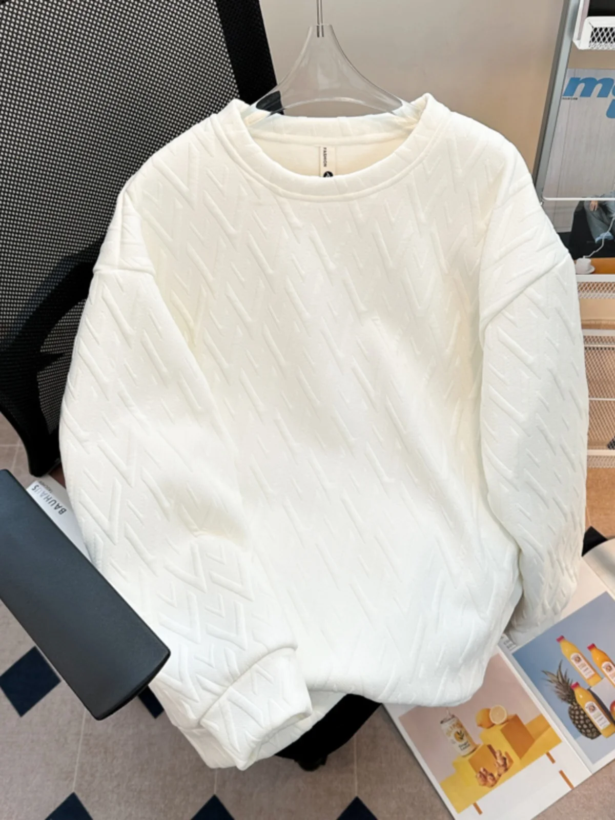 

Весенне-осенняя модная толстовка с вышивкой для мужчин, свободная повседневная универсальная корейская куртка с круглым вырезом для студентов и подростков