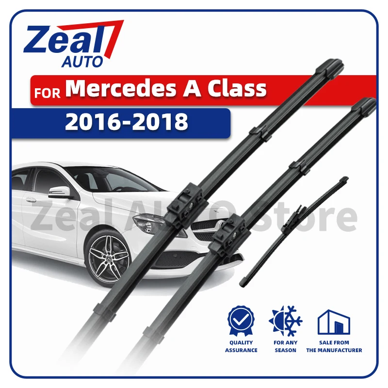 LHD Vorne Hinten Wischerblätter Für Mercedes Benz A-Klasse W176 2016 2017 2018 Windschutzscheibe 24 "19" 10 "Zubehör 180 200 250 45 AMG