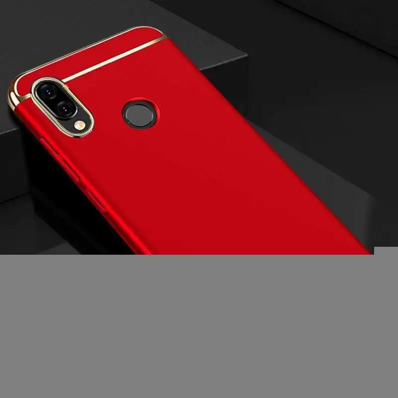 Capa Dura Ultra Slim para Xiaomi Redmi 7, Caso Removível, Caso De Telefone De Luxo, 3 em 1