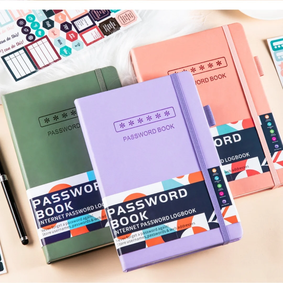 Password Keeper Book Thick Internet Password Logbook Login Organizer Notebook Premium Password Book For Website Login Office