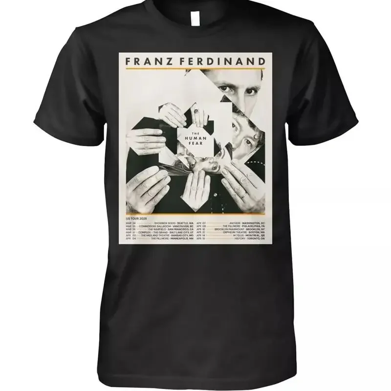 Franz Ferdinand The Human Fear Tour 2025 T Shirt