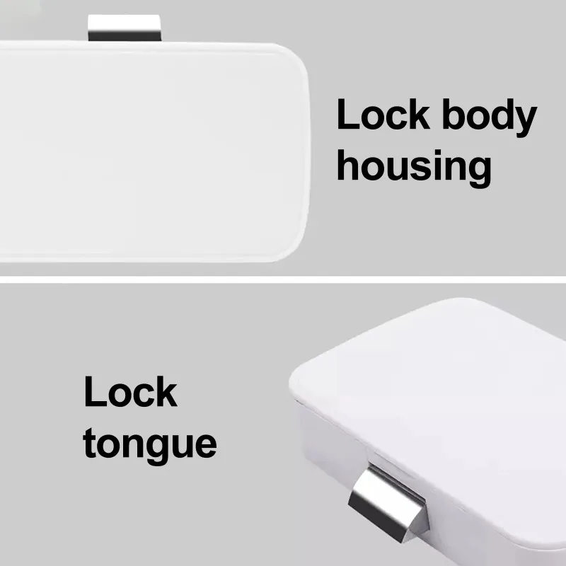 Kunci Laci Pintar Bluetooth Tuya APP untuk Lemari Arsip Rumah, Kunci Elektronik Furnitur Laci, Kunci Tersembunyi Tanpa Kunci Nirkabel