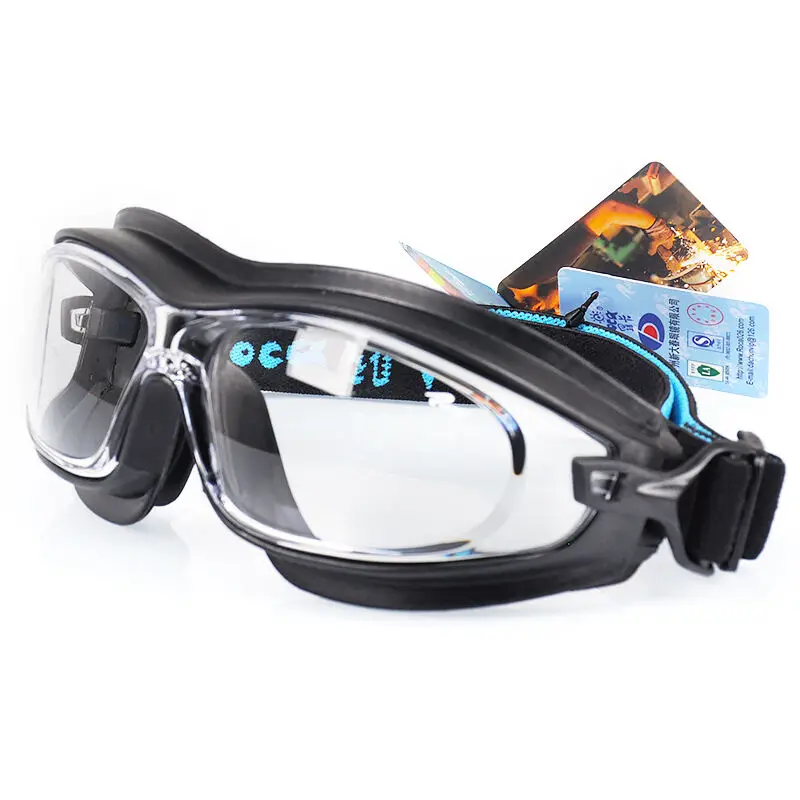 EF32 high definition full transparent anti-fog protection goggles   Bicycle Glasses Dustproof Riding Laborsafety glases for work