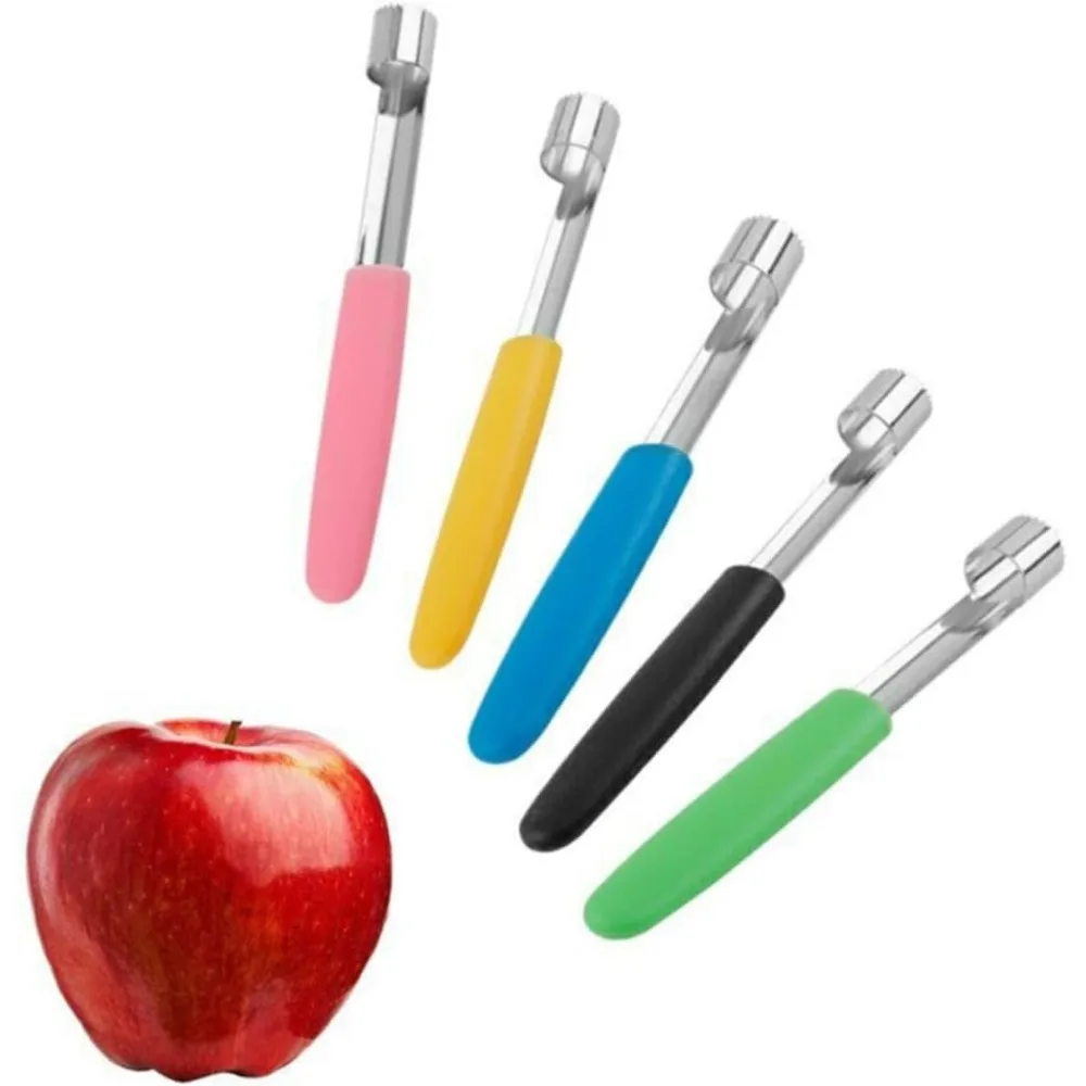 Apple Cupcake Corer, Fruit Vegetable Core Remover Healthy Stainless Steel Apple Remover Household Kitchen Tool