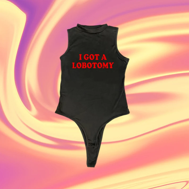 Y2K Streetwear Grunge Brief Druck Bodycon Tops Sexy Vintage Ärmellose Schlanke Overalls Harajuku Ästhetischen frauen Body