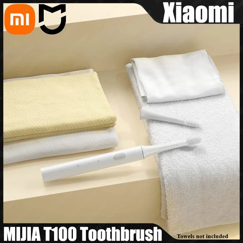 

Электрическая зубная щетка XIAOMI MIJIA Sonic T100, бытовая, для взрослых, для пар, для мальчиков и девочек, для детей, перезаряжаемая, для мытья всего тела
