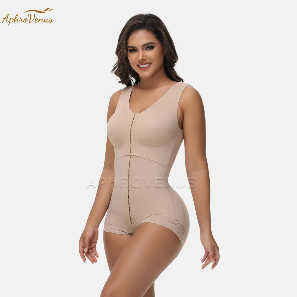 Fajas Chest Stretch Expansion Butt Lifting Body Shaper Post Surgery Stage 2/3 Tummy Control High Compression Shapewear