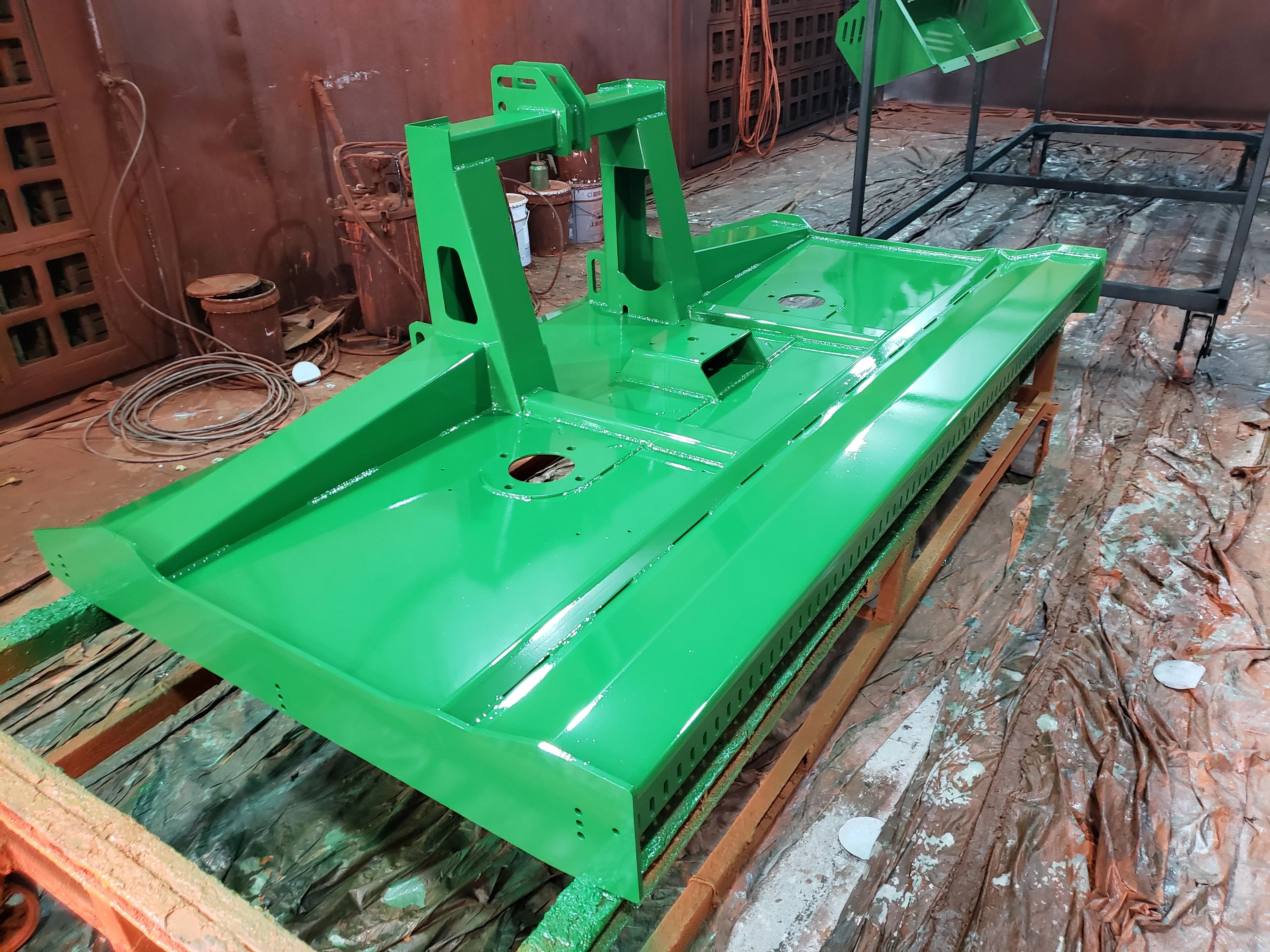 Tractor Three-point Suspension Double Cutter Disc Six Blade Mower Wide Width Can Be Customized