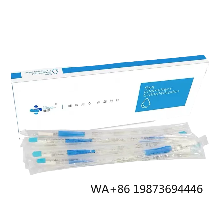 Disposable Sterile Silicone Catheter, independent individual package  medical consumable for adult clinical urinary application