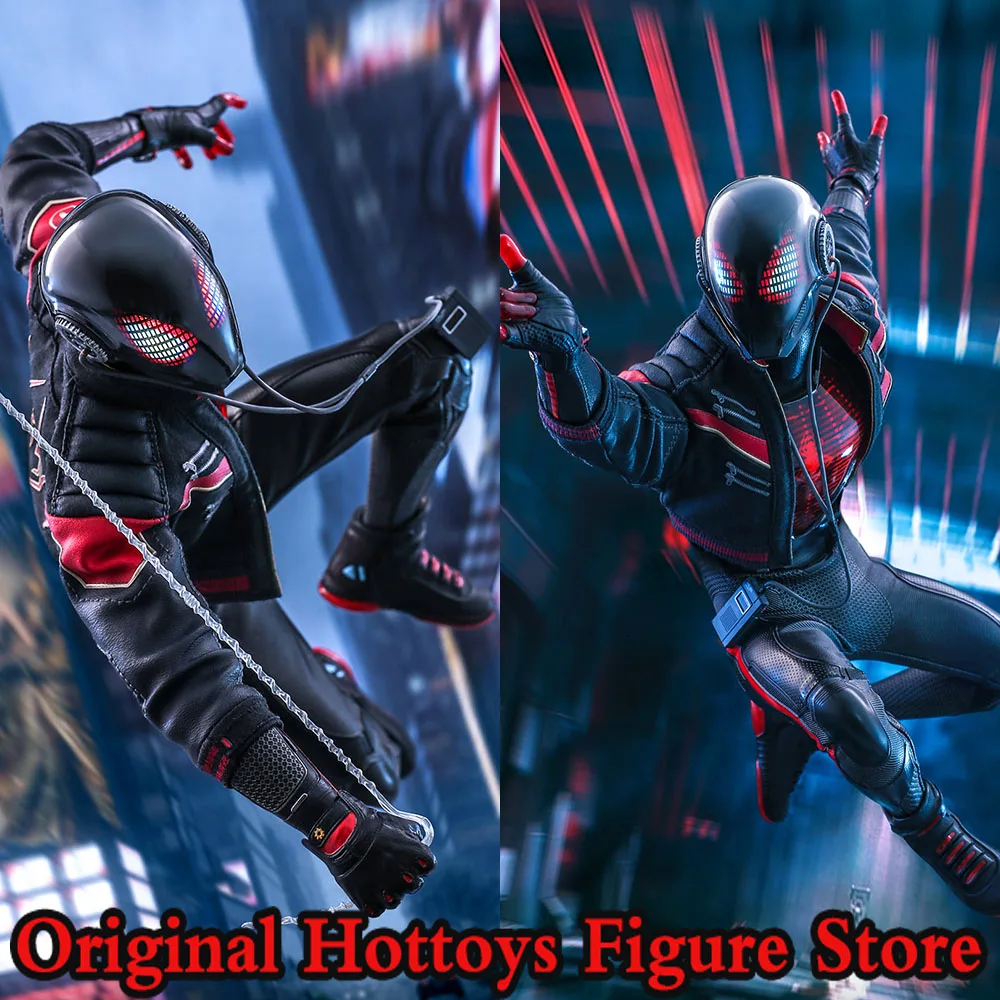 

HT HotToys VGM49 масштаб 1/6 мужской солдат Марвел Человек-паук майль Моралес полный комплект 12-дюймовая экшн-фигурка модели подарки