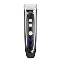 Surker Professional Barber Electric Hair Trimmer LED Display Men Clipper Titanium Ceramic Blade Hair Cutting Machine Hair Cutter