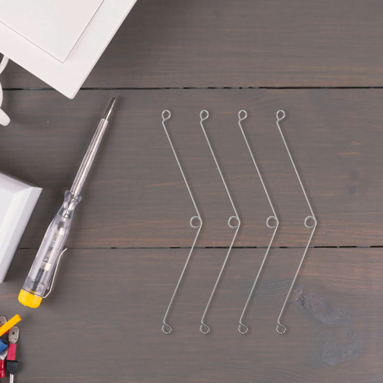 20Pcs Small Stainless Steel Torsion Spring Clips Recessed Lighting Accessories Installation Wobble Free