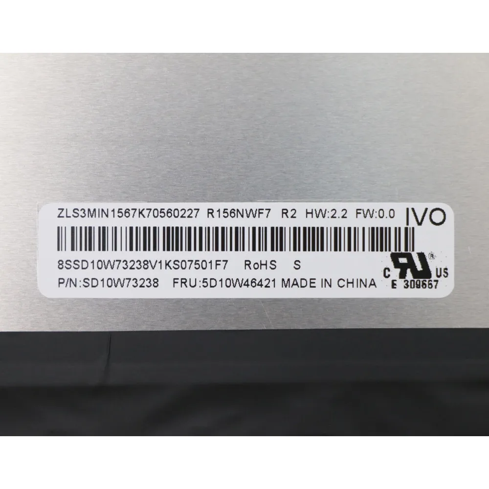 Imagem -04 - para Lenovo Thinkpad T15p Gen P15v Gen E15 Gen Fhd Tela de Toque Lcd 5d11c12733 5d10v82421 5d10w46421 5d11c12738 Novo