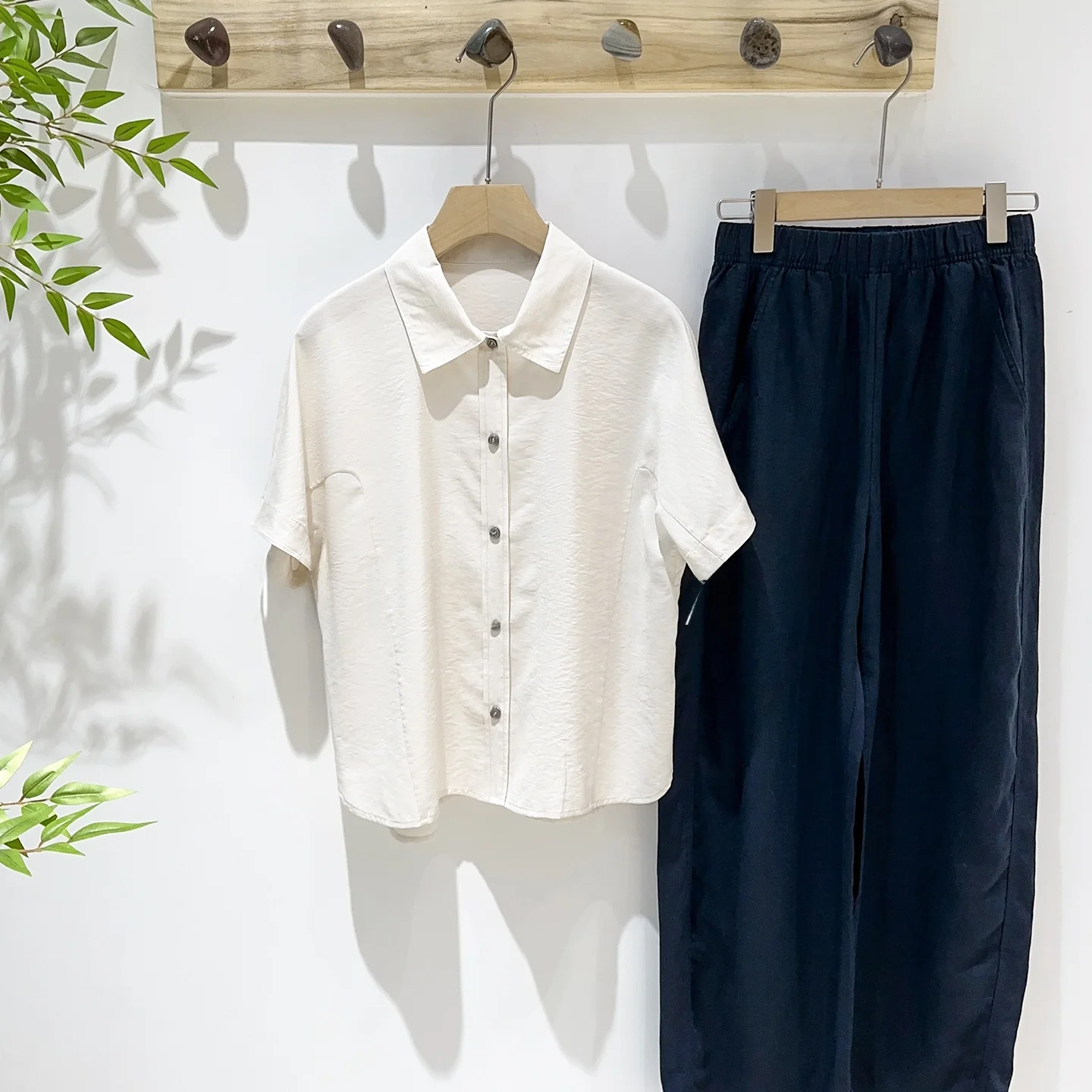 

Mimifa High-End DK*Y Original 25 New Korean Artistic irt Stand Collar Slim Fit Single Button ort Sve Women's Blouse