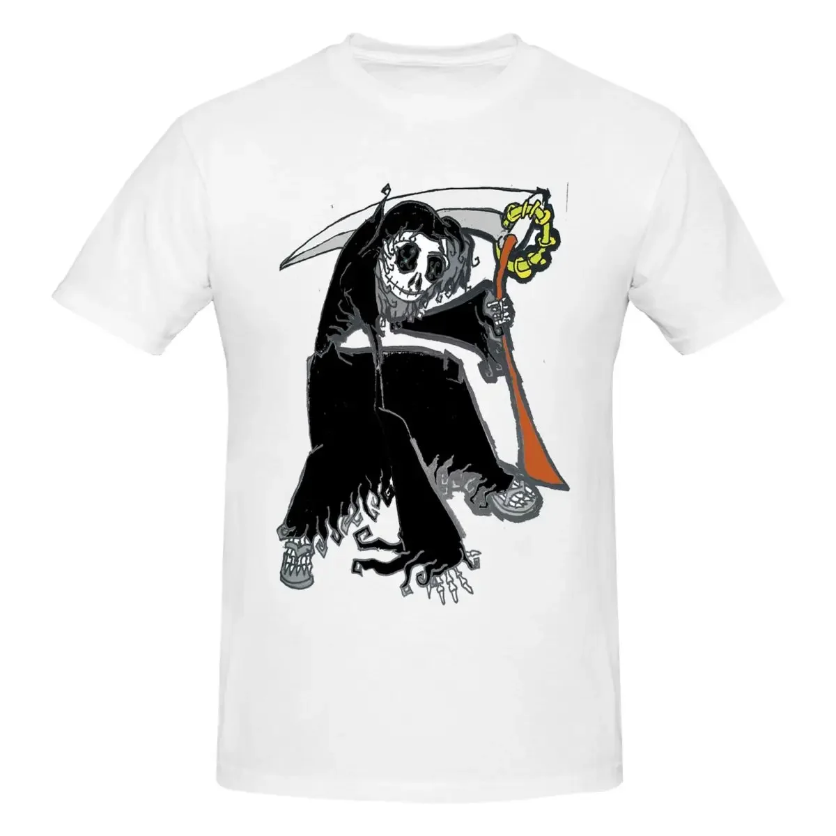 Death Self Portrait 100% Cotton T-shirt Unisex Funny T Shirts Men crew Neck Short Sleeve S-6XL