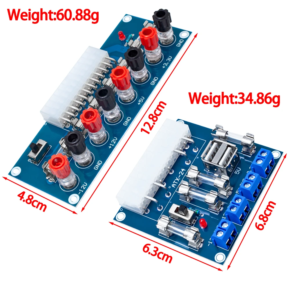 HU-M28W ATX-24 XH-M229 Desktop Computer Chassis Power Supply Transfer Board Power Take off Board Power Output Terminal Module