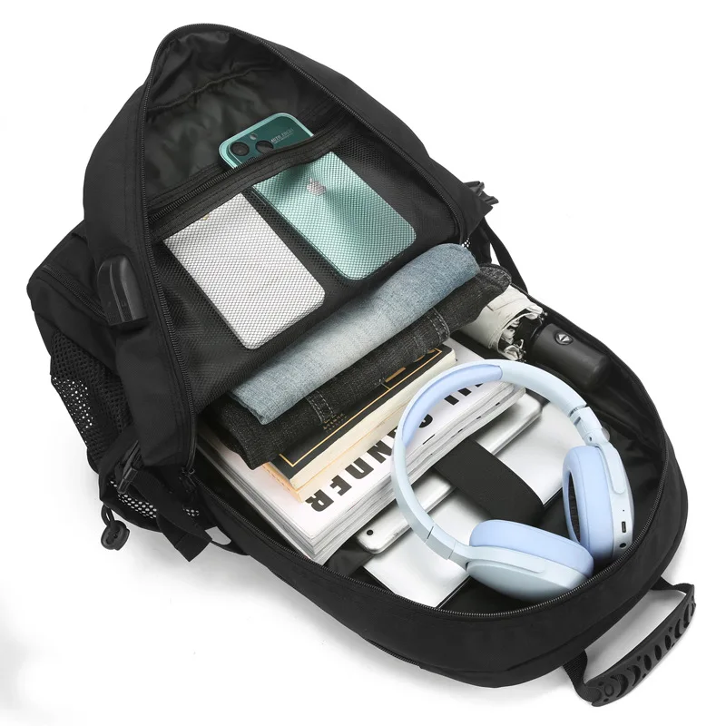 Business Casual Men's Backpack Expansion Anti-splashing Backpack Urban Simple Rechargeable Belt Shoe Cango Student School Bag