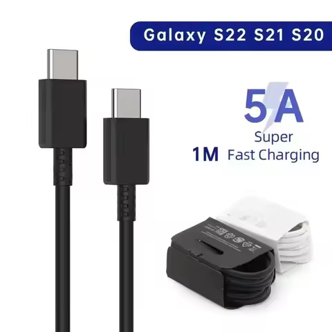 Original PD Cable For Samsung S22 S21 S20 FE S23 Ultra 45W Super Fast Charging A52 A53 A54 5G Note 20 Uitra 25W USB Type C Cable