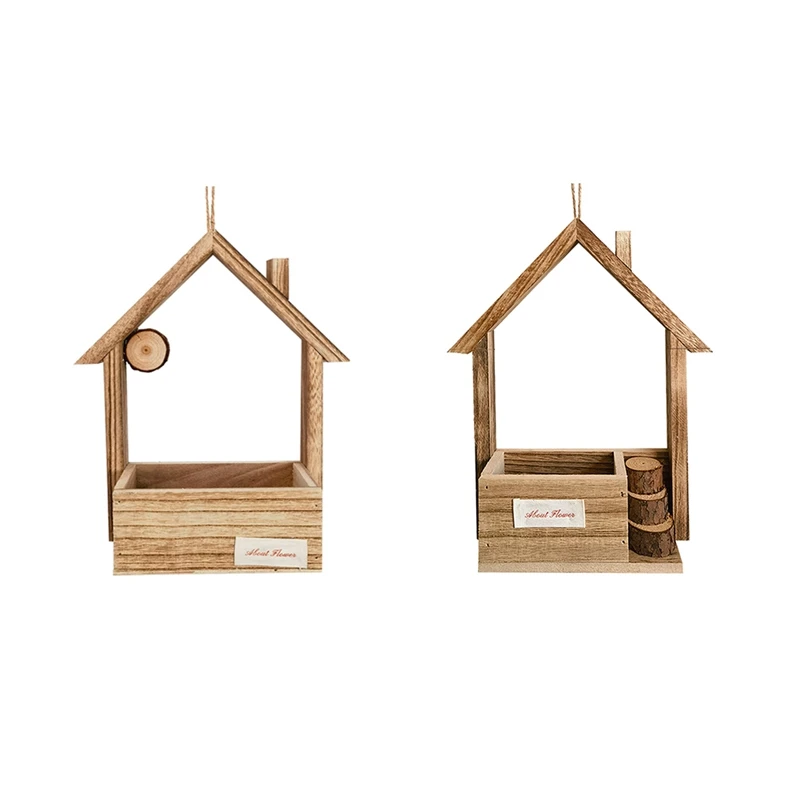 Bird House Feeders For Outdoors Feeding Tool Hangings Bird Feeder Dispenser Holder Food Container