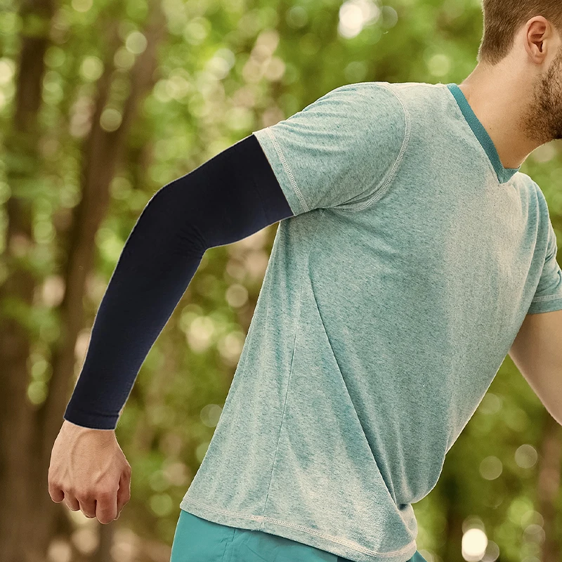 1Pair Cycling Arm Sleeve UV Sun Protection Breathable Men Women Outdoor Summer Sport Hiking Driving Running Fishing
