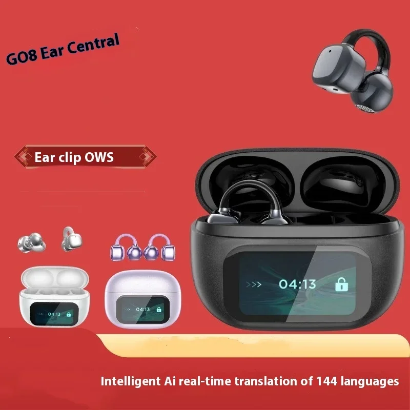 

Origin Bluetooth Wireless Earphones AI Real Time Translation Earbuds for Phone OWS Ear Hook Headset HD Call Music Headphone