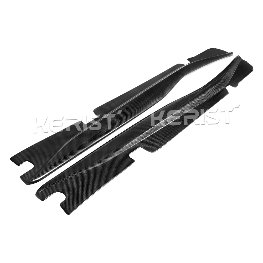 Carbon Fiber Side Bumper Skirts Side skirts Extension Car Styling for Corvette c7 2014-up